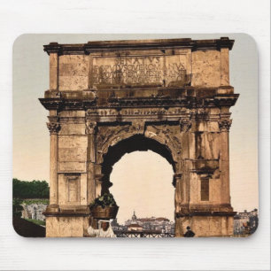 Triumphal Arch of Titus, Rome, Italië klassieke fo Muismat