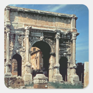 Triumphale Arch van Septimius Severus, gewijd aan Vierkante Sticker