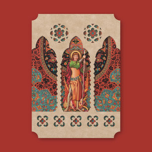 Triumphant Saint George Card Kaart
