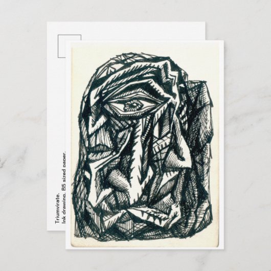 Triumviraat Briefkaart (Voorkant / Achterkant)