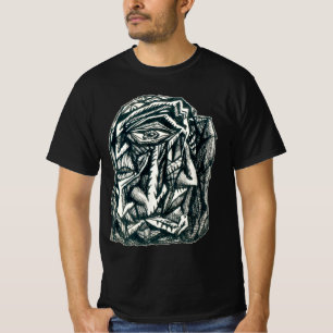 Triumvirat, dessin à l'encre, T-shirt
