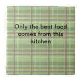 Trivet de carreaux verts (Devant)