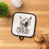 Trivet of dog by koroku pannenlap (Top down)