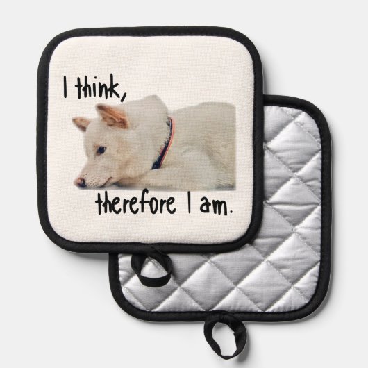 Trivet of dog pannenlap (Voorkant / Achterkant)