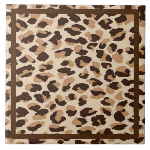 Trivet Tegel-Leopard Print Tegeltje