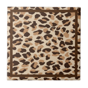 Trivet Tegel-Leopard Print Tegeltje