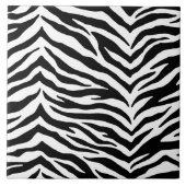 Trivet Tegel-Zebra Print Tegeltje (Voorkant)