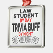Trivia Buff Law Student Metalen Ornament (Links)