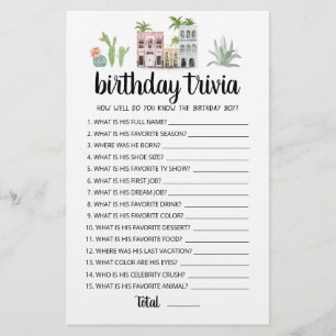 Trivia Game... hoe goed ken je de jongen?