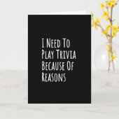 Trivia Kaart (Gele Bloem)