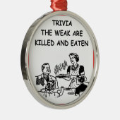 trivia metalen ornament (Rechts)