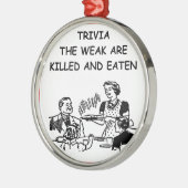 trivia metalen ornament (Links)