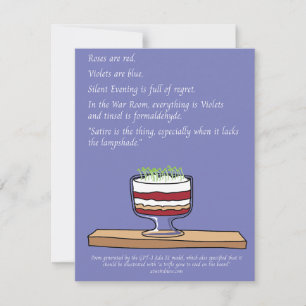 Triviale valentinecard die uit de hand is gelopen feestdagenkaart