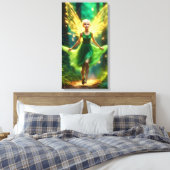 Trixie de Pixie Canvas Afdruk (Insitu (Slaapkamer))