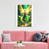 Trixie de Pixie Canvas Afdruk (Insitu (Woonkamer))