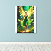 Trixie de Pixie Canvas Afdruk (Insitu (Houten vloer))