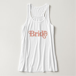 TRIXIE Retro 70's Doordrukkige en Oranje bride Tanktop