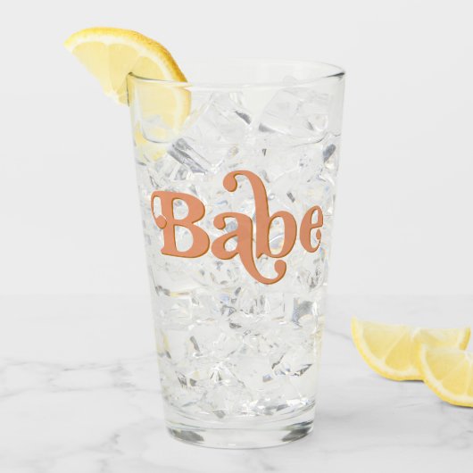 TRIXIE Retro 70's Thgerespecteerde Groovy Babe Bac Glas (Voorkant ijs)