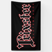 Trixster Skateboards Banner (Verticaal)