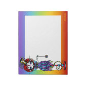 Trixy Pixie Stick Sideshow Circus BIG Notitieblok (Gedraaid)