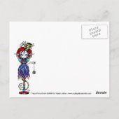 Trixy Pixie Stick Sideshow Circus Fairy Briefkaart (Achterkant)