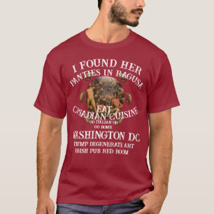 Trmp Rep Ontaarde Kunst Pub Rode Trump T-shirt