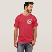 Troebel didactisch t-shirt (rood) (Voorkant volledig)