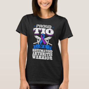 Troebel tio van reumatoïde artritis arrior waren t-shirt