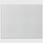 Troebel-witte buffelcheque cadeaupapier (Vlak)