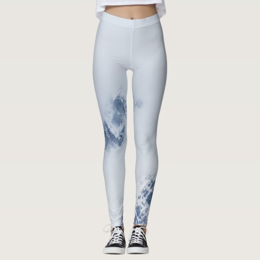 Troebele bergen leggings (Voorkant)