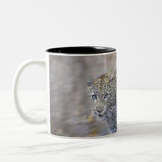 troebele beweging tweekleurige koffiemok (Links)