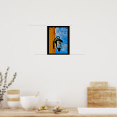 Troebele daglamp poster (Keuken)