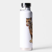 troebele luipfoto oerwoud groot kattedier waterfles (Rechts)