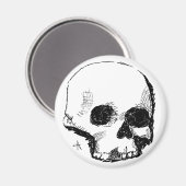 troebele schedel magneet (Voorkant / Achterkant)