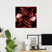 Troebele vervormingen 3 poster (Thuiskantoor)