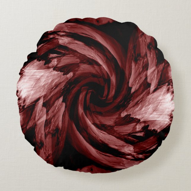 Troebele vervormingen 3 rond kussen (Voorkant)