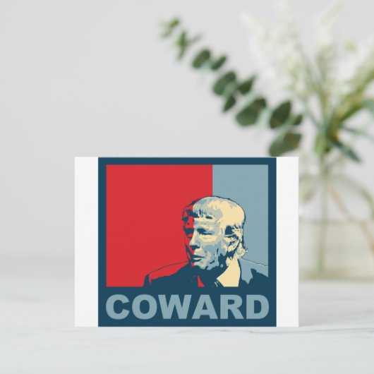 Troef/Drumpf: Lafaard (de kleuren van de Hoop) Briefkaart (Staand voorkant)