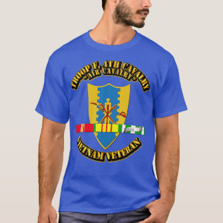 Troep F 4e Cavalerie w SVC Ribbons T-shirt