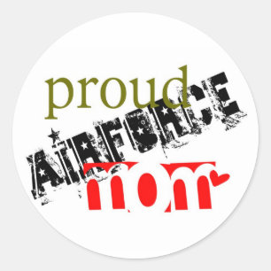 troep mam ronde sticker