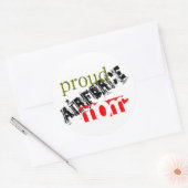 troep mam ronde sticker (Envelop)