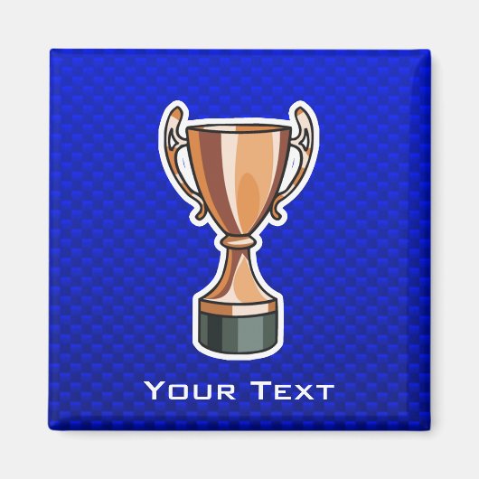 Trofee; Blauw Magneet (Voorkant)