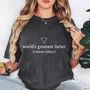 Trofee Cadeau Werelds Beste Scheter Grappige Vader T-shirt