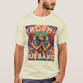 Trofee echtgenoot 2 psychedelisch t-shirt (Voorkant)
