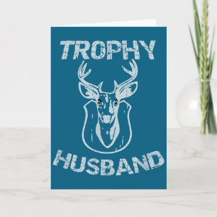 Trofee echtgenoot Buck Heren Illustratie Kaart