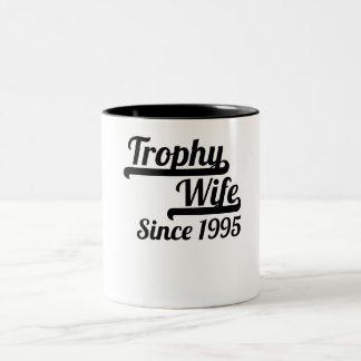 Trofee sinds 1995 tweekleurige koffiemok