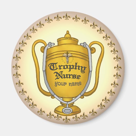 Trofee verpleegster magneet (Voorkant)