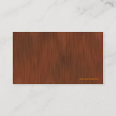 Trofee Visitekaartjes (Achterkant)