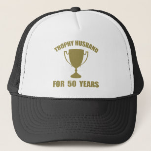 Trofee voor 50 jaar trucker pet
