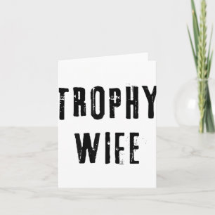 Trofee Vrouw Cool Moeder Mama Papa Joke Grappige B Kaart