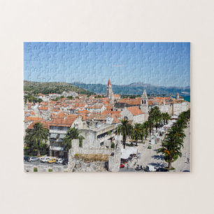 Trogir waterfront promenade - Dalmatië, Kroatië Legpuzzel